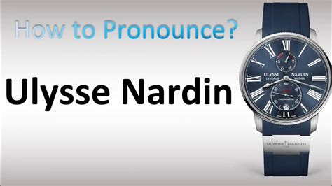 panerai pronounce|how to pronounce ulysse nardin.